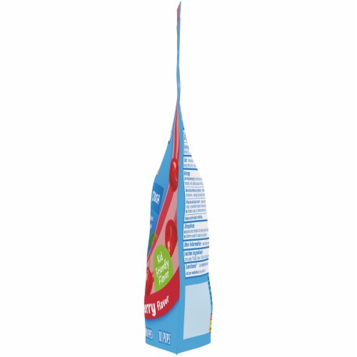 HALLS Kids Cherry Flavor Sore Throat & Cough Suppressant Menthol Pops Perspective: right