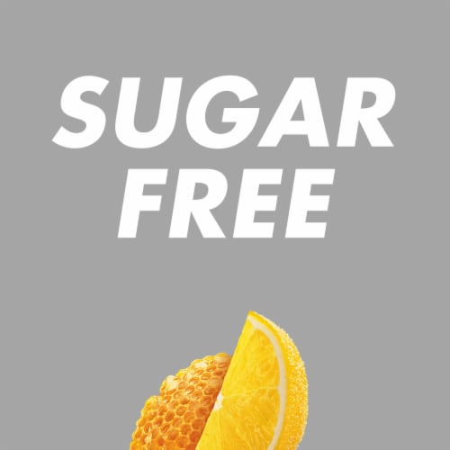 Halls Relief Honey Lemon Sugar Free Cough Drops Perspective: right