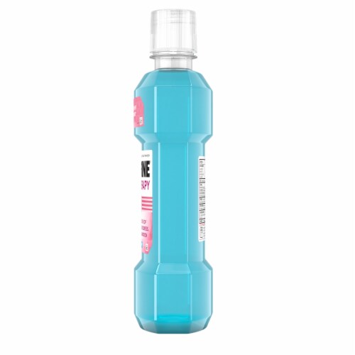 Listerine Gum Therapy Mouthwash Glacier Mint Antiplaque & Anti-Gingivitis Oral Rinse Perspective: right