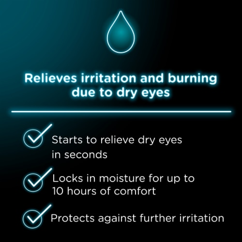 Visine Dry Eye Relief All Day Comfort Lubricant Eye Drops Perspective: right