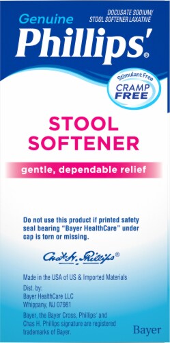 Phillips® Stool Softener Liquid Gels Perspective: right
