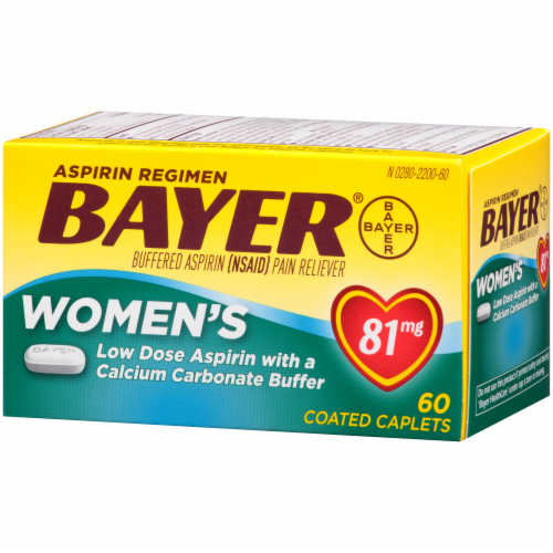 Bayer Women's Low Dose Aspirin 81 mg, 60 ct Kroger
