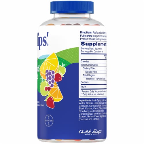 Phillips Daily Care Fiber Good Gummies Perspective: right