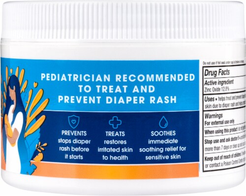 Triple Paste Diaper Rash Cream for Baby, Hypoallergenic Baby Ointment 8 oz  Zinc Oxide Cream Baby Essentials with Brexonic Baby Butt Cream Applicator.  8 Ounce (Pack of 1)