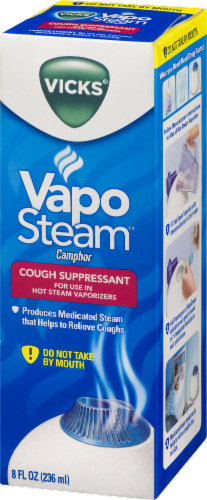Vicks Vapo Steam Liquid Cough Suppressant Perspective: right
