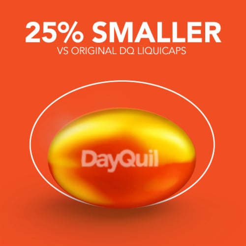 Vicks DayQuil Cold & Flu Ultra Concentrated Liquicaps Perspective: right