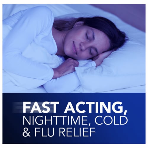 Vicks® DayQuil NyQuil Cold & Flu Liquicaps Perspective: right