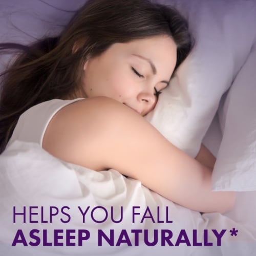 ZzzQuil Wildberry Vanilla Flavor PURE Zzzs Melatonin Sleep Aid Gummies Perspective: right