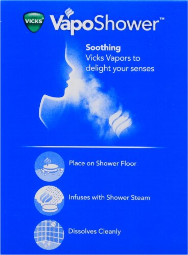 Vicks® VapoShower Soothing Vapors Shower Tablets Perspective: right