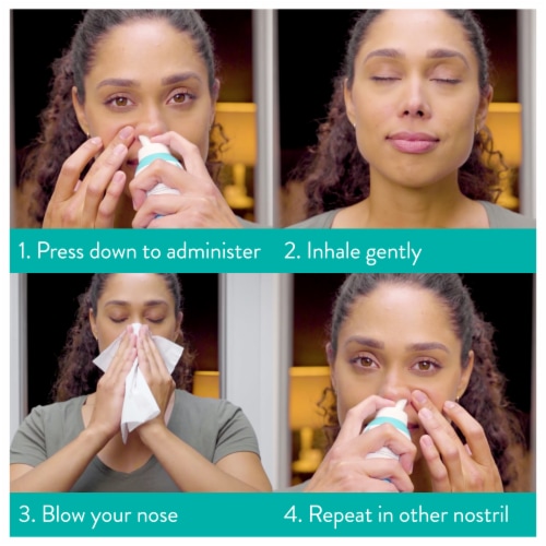 Vicks® Sinex Moisturizing Saline Nasal Spray Perspective: right