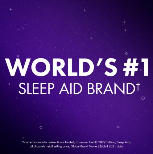ZzzQuil ULTRA Nighttime Sleep Aid Tablet Perspective: right