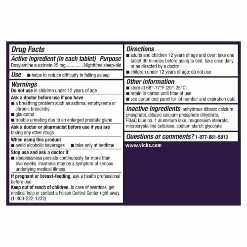 ZzzQuil Ultra Nighttime Sleep Aid Tablets Perspective: right