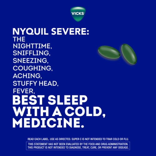 Vicks NyQuil and Super C Convenience Pack Perspective: right