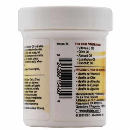 De La Cruz Coconut Oil Moisturizer Perspective: right