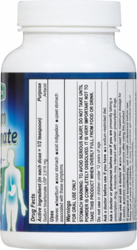 De La Cruz Sodium Bicarbonate Antacid Powder Perspective: right
