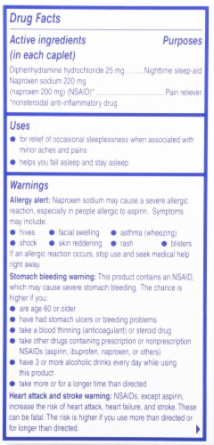 Aleve PM Sleep Aid Caplets Perspective: right
