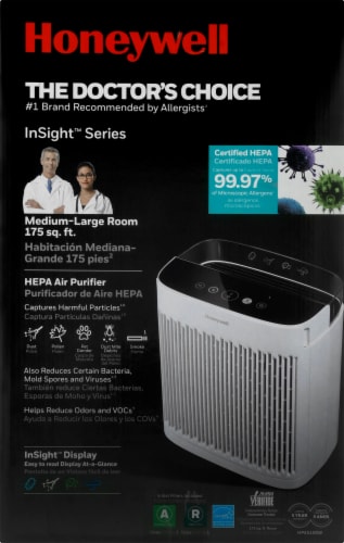 Honeywell Medium Room Air Purifier - Black Perspective: right