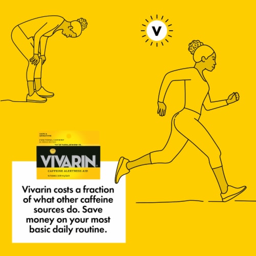 Vivarin® 200 mg Caffeine Tablets Perspective: right