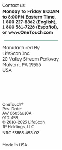 OneTouch® Ultra® Control Solution Perspective: right