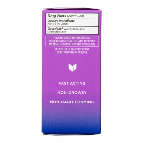 Hyland's Homeopathic Migraine Relief Quick-Dissolving Tablets Perspective: right