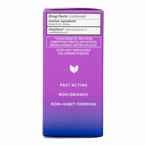 Hyland's Naturals™ Homeopathic Migraine Relief Quick-Dissolving Tablets Perspective: right