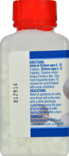 Hyland's Homeopathic #5 Kali Muriaticum 6X Tablets Perspective: right