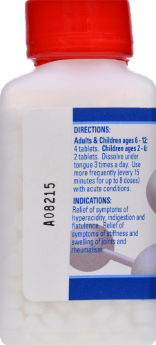 Hyland's Homeopathic #10 Natrum Phosphoricum 6x Indigestion Gas & Joint Pain Tablets Perspective: right