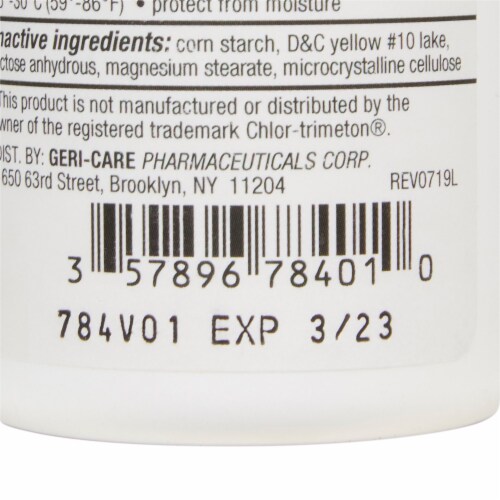 Health Star Allergy Relief 4 mg Perspective: right