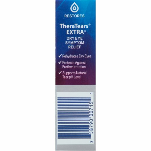 Thera Tears® Extra® Dry Eye Therapy Lubricant Eye Drops Perspective: right