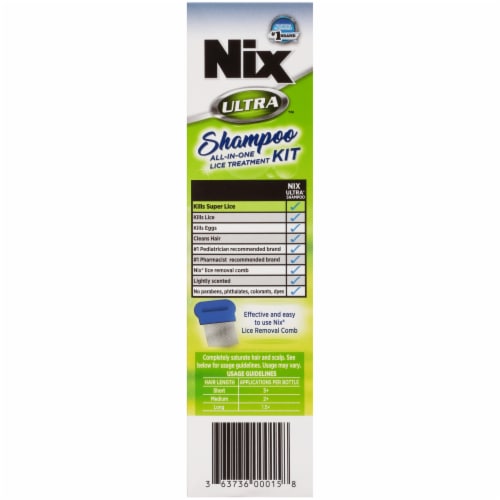 Nix Ultra® Lice Treatment Shampoo Perspective: right