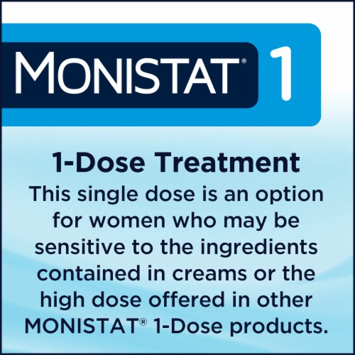 Monistat One-Day Maximum Strength Yeast Infection Treatment Pre-Filled Cream Applicator Perspective: right