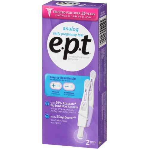 E.P.T Analog Pregnancy Tests Perspective: right
