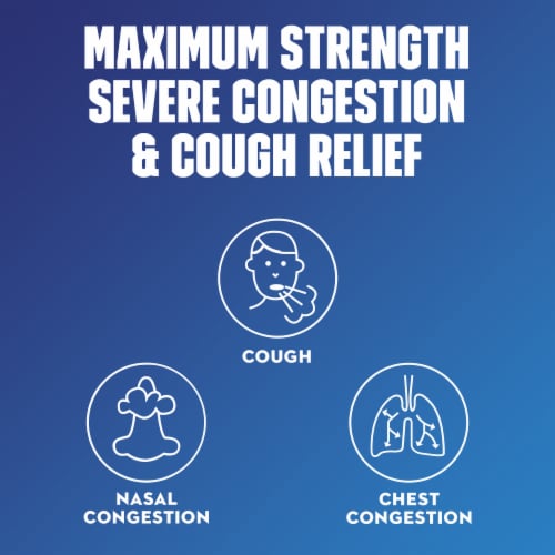 Mucinex Fast-Max Maximum Strength Severe Congestion & Cough Liquid Perspective: right