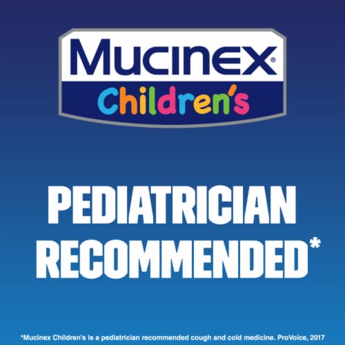 Mucinex Children's Multi-Symptom Night Time Very Berry Liquid Perspective: right