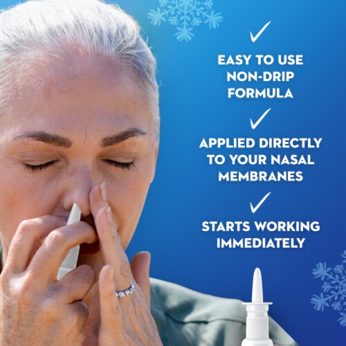 Mucinex Sinus-Max Severe Nasal Congestion Relief Clear & Cool Nasal Spray Perspective: right