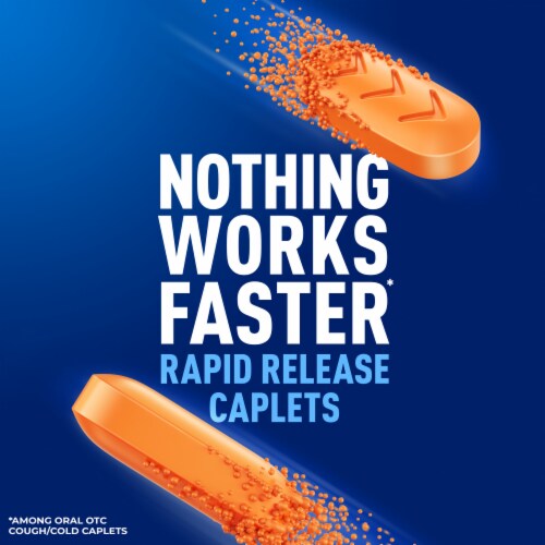 Mucinex® Rapid Clear™ Pain Headache & Mucus Relief Acetaminophen Caplets Perspective: right