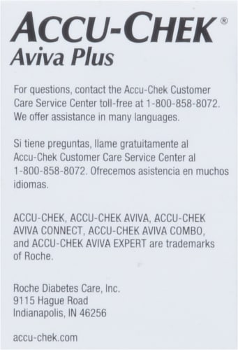 Accu-Chek® Aviva Plus Test Strips Perspective: right