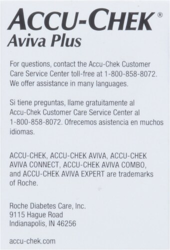 Accu-Chek® Aviva Plus Test Strips Perspective: right