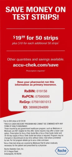 Accu-Chek Guide Me Blood Glucose Monitoring System Perspective: right