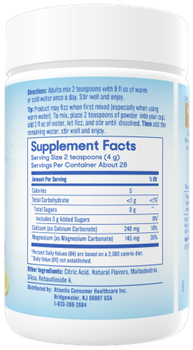 SlowMag® Muscle & Heart Powder With Magnesium + Calcium Perspective: right