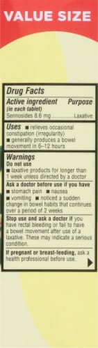 Senokot® Regular Strength Natural Vegetable Laxative Tablets Perspective: right