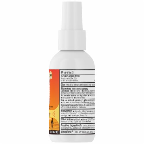 Betadine® First Aid Spray Perspective: right