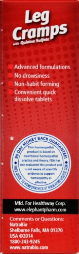 NatraBio Leg Cramps Tablets Perspective: right