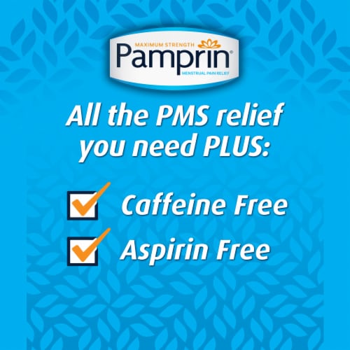 Pamprin® Multi-Symptom Relief Caplets Perspective: right