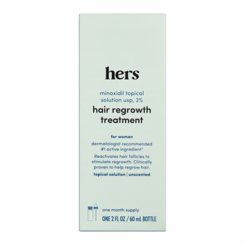 Hims Hers Minoxidil 2% Topical Hair Growth Solution Serum Perspective: right