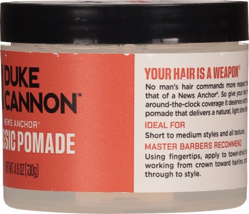 Duke Cannon® Hair Styling News Anchor Pomade Perspective: right