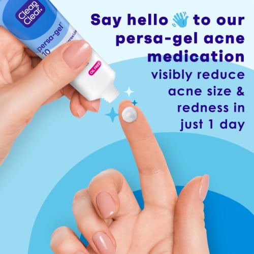 Clean & Clear® Persa-Gel 10 Maximum Strength Acne Medicaition Perspective: right