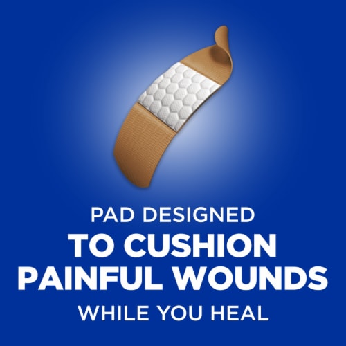 Band-Aid Brand Assorted Sizes Flexible Fabric Adhesive Bandages Perspective: right