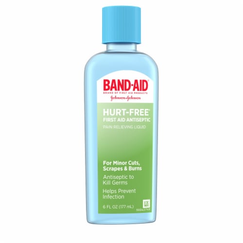 Band Aid Brand First Aid Hurt-Free Antiseptic Wound Wash Perspective: right