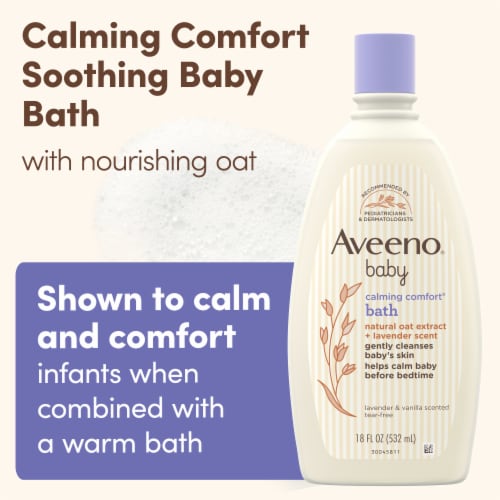 Aveeno Baby Calming Comfort Bath & Wash Lavender & Vanilla Perspective: right